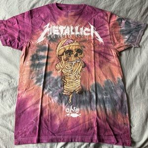 metallica band tee